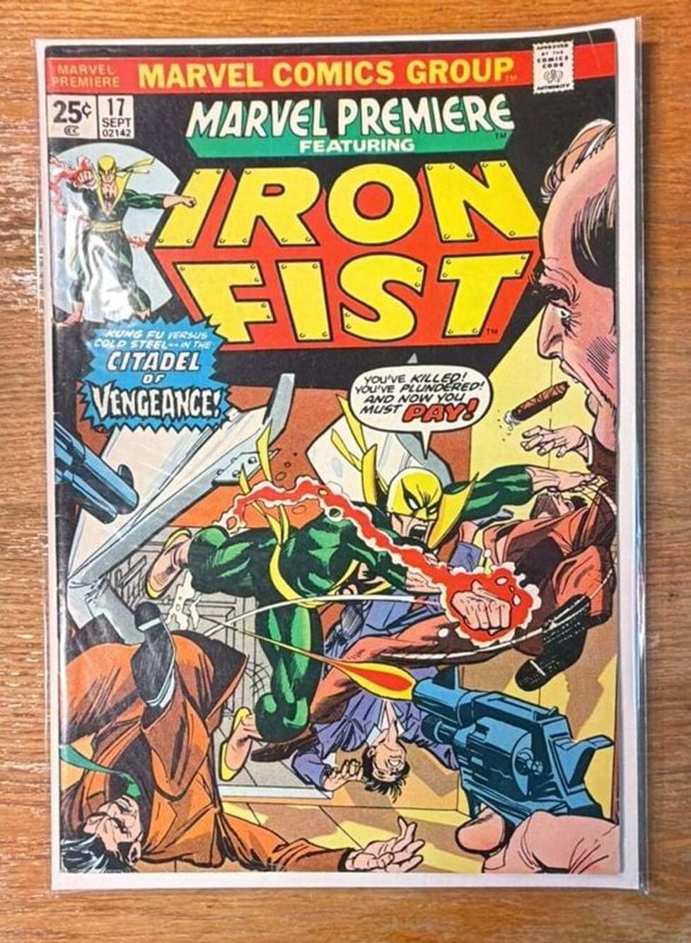 Marvel Premiere #17 Featuring Iron Fist Comic Book (1974)
